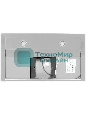 Вытяжка каминная Elikor Квадра 90Н-650-К3Д серебристый, 90 см, 650 куб. м/ч, 56 дБ