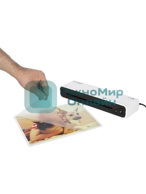 Ламинатор BRAUBERG L460W, 2 вала, A4, 125 мкм, 300 мм/мин