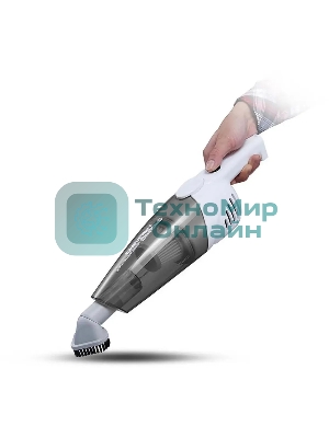 Пылесос вертикальный Deerma DX118C белый/серый, питание от сети, 230 Вт, уборка сухая, пылесборник 1.2 л