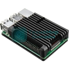 Корпус ACD черный Metal Aluminum Case for Raspberry Pi 3B/3B+