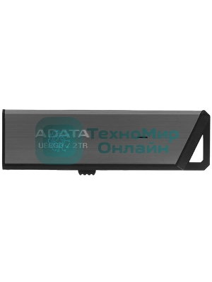 Флешка USB ADATA Elite UE800 (AELI-UE800-2T-CSG), 2Тb, USB 3.2/TypeC, R/W 1000/1000, серый