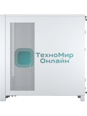 Компьютерный корпус без блока питания Corsair Frame 4000D, Midi-Tower, TG, no fan, 2xUSB-A 3.2, 1xUSB 3.2 Type-C, E-ATX, ATX, mATX, mITX White