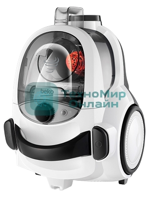 Пылесос Beko BKS 5423 белый, 280/1550 Вт, уборка сухая, пылесборник контейнер 1,5 л