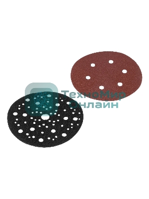 Эксцентриковая шлифовальная машина бесщеточная Denzel OS-150-BL, 350 Вт, 4000-10000 об/мин