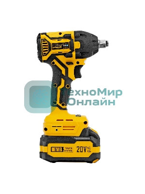 Гайковерт Denzel ударный аккумуляторный бесщет. CIWH-BL-20-350, Li-Ion, 20 В