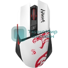 Мышь беспроводная A4Tech Bloody R36 Ultra черный/белый/красный, 12000dpi, USB, радиоканал, кнопки - 7