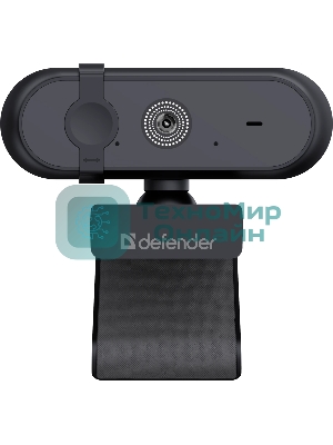 Веб-камера Defender G-lens 2788 UHD 3840x2160, 30 кадр/с, USB, шторка приватности, крепление на мониторе