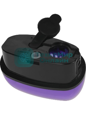 Отпариватель Kitfort КТ-9114 черный/фиолетовый, 1500 Вт, 20 г/мин, 110 мл