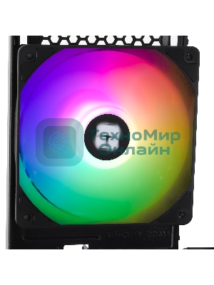 Кулер для корпуса Thermaltight TL-C12C-S (120x120x25мм, 4-pin PWM, ARGB, 66.17CFM, 25.6dBA, 1550RPM, черный)