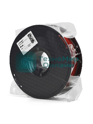 Филамент Crown Micro CM-FILPLAS003R PLA Silk 1.75 1кг красный