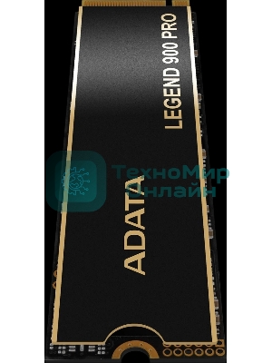 Накопитель SSD ADATA LEGEND 900 PRO, 1Tb, PCIe 4.0 x4, M.2 2280, NVMe, R/W 7400/6000
