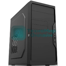 Компьютерный корпус Foxline FL-733R-FZ450R-U32C-PH mATX case, black, w/PSU 450W 12cm, w/2xUSB 2.0, w/2xUSB 3.0, w/1xType-C (USB 2.0), w/2xcombo audio, w/pwr cord, w/o FAN