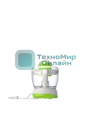 Соковыжималка Maxvi SG401 белый/зелёный, цитрусовая, 40 Вт, 700 мл, механическое