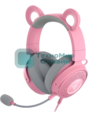 Гарнитура Razer Kraken Kitty V2 Pro розовый, проводная, USB, подсветка