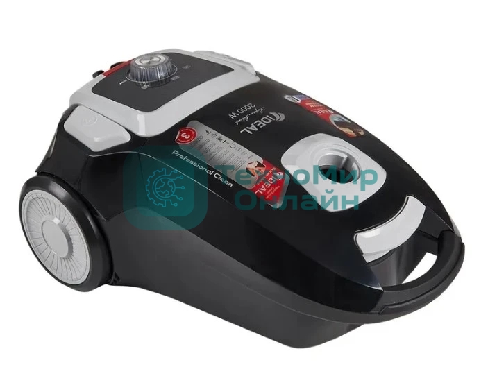 Пылесос IDEAL VC-2000 черный, 450/2000 Вт, уборка сухая, пылесборник мешок 2,3 л