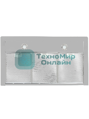 Вытяжка каминная Elikor Квадра 90Н-650-К3Д серебристый, 90 см, 650 куб. м/ч, 56 дБ