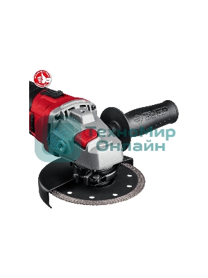 Угловая шлифовальная машина ЗУБР 18В, 1 АКБ (4Ач), в кейсе. УШМ-18-125-41