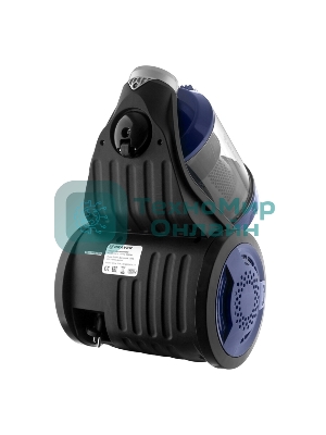 Пылесос BRAYER BR4203 черный/синий, 380/2000 Вт, уборка сухая, пылесборник контейнер 3.5 л