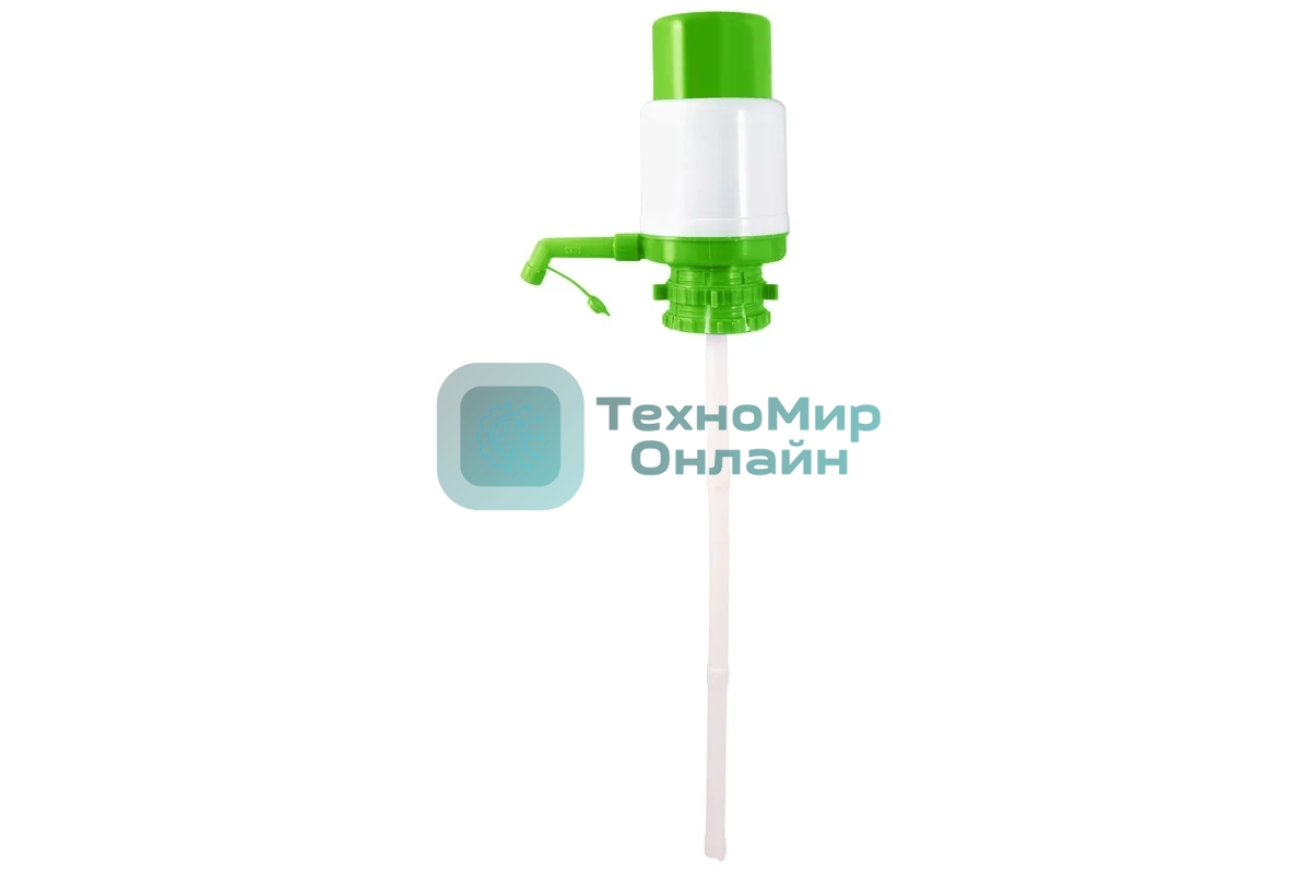 Помпа для 19л бутыли Energy EN-005 механический, белый/зеленый
