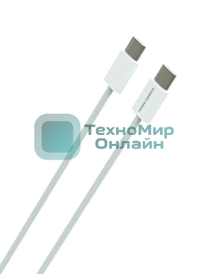 Кабель MORE CHOICE (4620202550378) K75a USB 3.0A PD 60W для Type-C Type-C нейлон 2м белый