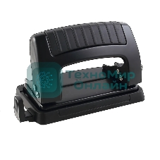 Дырокол Kw-Trio Classic Mini 09065BLACK, до 10 листов, металл черный, отверстий: 2, с линейкой