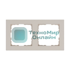 Рамка Jasmart 2-м G-Classic тауп