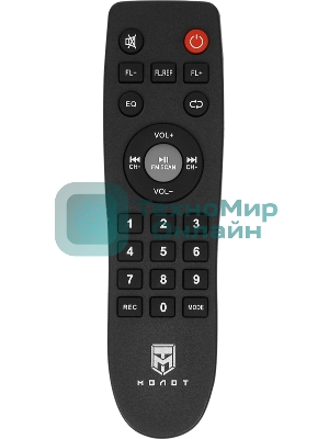 Колонка портативная Ural 203 черный 2000W 1.1 BT/3.5Jack/USB-C 15м 9000mAh