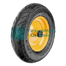 Колесо пневматическое бескамерное Denzel 16х4.00-8 D410мм, d20мм, длина оси 104мм