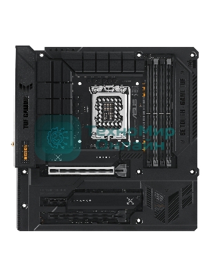 Материнская плата ASUS TUF GAMING B760M-BTF WIFI, LGA 1700, Intel B760, 4xDDR5, 4xSATA, 3xM.2, 1xPCIe 5.0 x16, 1xPCIe 4.0 x4, 1xPCIe x1, 1xDP, 1xHDMI, 1x 2.5Gb LAN, 1xUSB-A 3.2 Gen 2, 2xUSB-A 3.2 Gen 1, 4xUSB 2.0, 1xUSB-C 3.2 Gen 1, 1xUSB-C 3.2 Gen 2, 1xUSB-C 3.2 Gen 2x2, 3x3.5 мм, 7.1, mATX