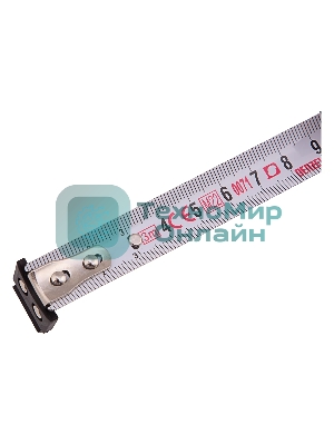 Рулетка Denzel 3м х 16мм, двухкомп. корпус, магнитный обрезиненный зацеп