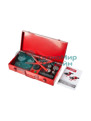 Аппарат для сварки пластиковых труб ЗУБР АСТ-800 мастер 800Вт 50-300С насадки 20 25 32 40 50 63мм