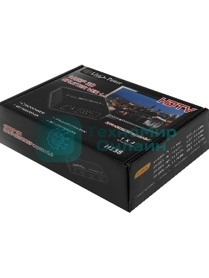 Сплиттер аудио-видео Premier 5-872-4 HDMI (f)/4xHDMI (f) черный