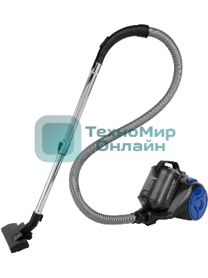Пылесос Starwind SCV2555 черный/синий, 400/2500 Вт, уборка сухая, пылесборник контейнер 3 л