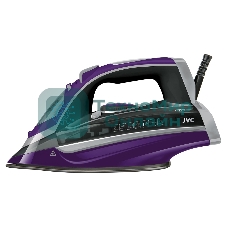 Утюг JVC JRI02 фиолетовый/черный, 2400 Вт, 20 г/мин, 120 г/мин, 400 мл