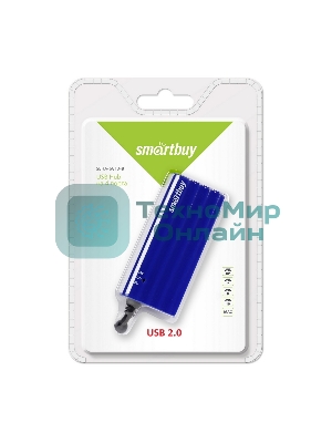 USB-концентратор Smartbuy (SBHA-6810-B) 4 порта синий