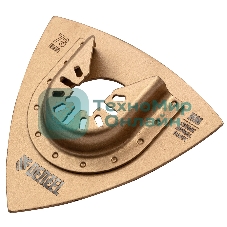 Насадка для МФИ Denzel шлифовальная дельтовидная, HM, по плитке и дереву, 78 мм