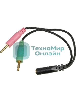 Гарнитура Sven AP-G999MV чёрный, проводная, 3.5 мм