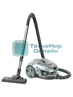 Пылесос EuroStek EVC-KP05C мятный, 450/2600 Вт, уборка сухая, пылесборник контейнер 2,5 л