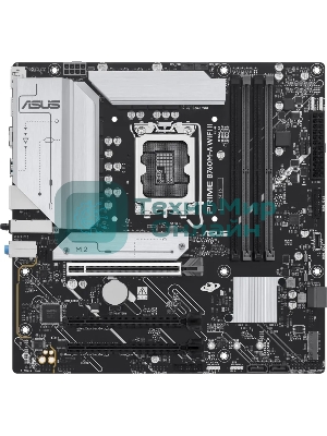Материнская плата Asus PRIME B760M-A WIFI II Soc-1700 Intel B760 4xDDR5 mATX AC`97 8ch(7.1) 2.5Gg RAID+HDMI+DP