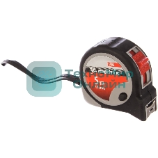 Рулетка Matrix continuous fixation 5мх19мм обрезиненный корпус плавная фиксация