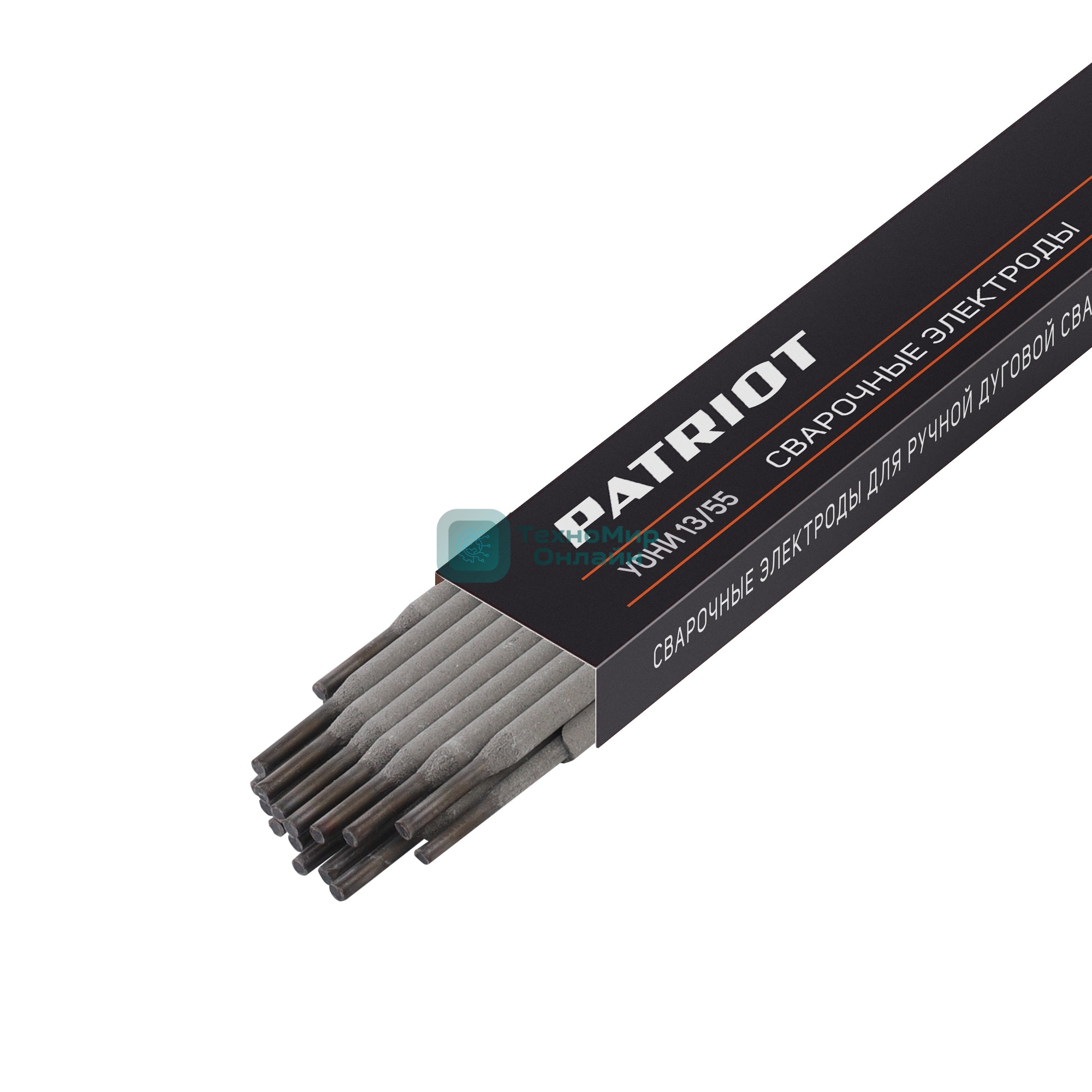 Электроды сварочные PATRIOT, марка УОНИ-13/55, диам. 3,0 мм, длина 350 мм, уп. 1 кг