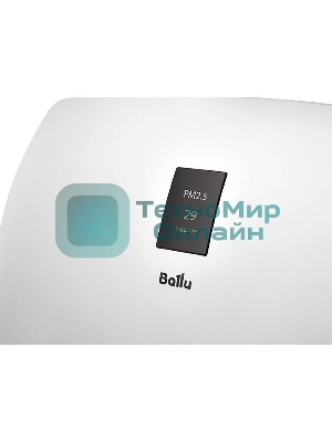 Очиститель воздуха Ballu ONEAIR ASP-200SPW белый, 75 м², HEPA-фильтр, угольный фильтр