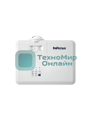 Проектор InFocus IN0046ST DLP, WXGA, 4300 lm, 30 000:1, 0.521:1, 2xHDMI 1.4, VGA in/out, Composite Video, 3.5мм in/out, USB-A, RS-232, RJ-45, лампа 15 000ч.(ECO mode), 10W, 27дБ, 2,9 кг, PJ-Link, БЕЛЫЙ