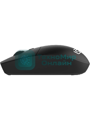 Мышь беспроводная Oklick 201MW черный, 1600 dpi, радиоканал, USB, кнопки - 4