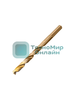 Набор сверл по металлу Denzel 1,5-6,5мм, Р6М5К8-TiN, Golden Tip, 13 шт