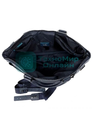 Сумка для ноутбука Piquadro Modus CA4021MOS/BLU синий натур.кожа