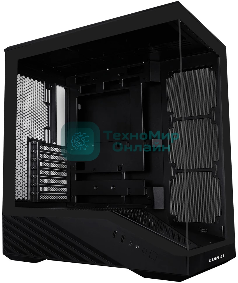 Компьютерный корпус Lian-Li V100 черный без БП ATX 9x120мм 6x140мм 2xUSB3.0 1xUSB3.1 audio bott PSU