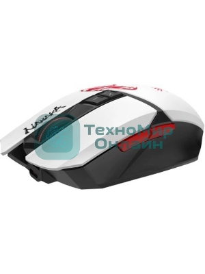 Мышь беспроводная A4Tech Bloody R36 Ultra черный/белый/красный, 12000dpi, USB, радиоканал, кнопки - 7