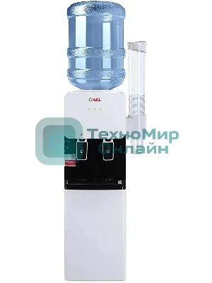 Кулер для воды AEL LD-AEL-85c, верхняя загрузка, нагрев 95 °С, охлаждение 8 °С, белый/черный