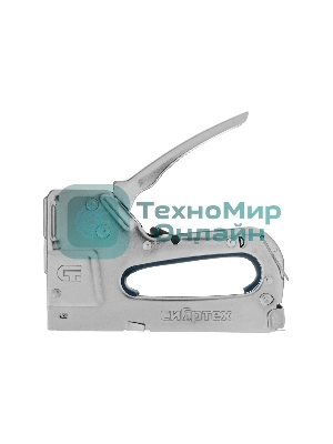 Степлер мебельный Сибртех, металлический, регулируемый, тип скобы 53, 4-14 мм